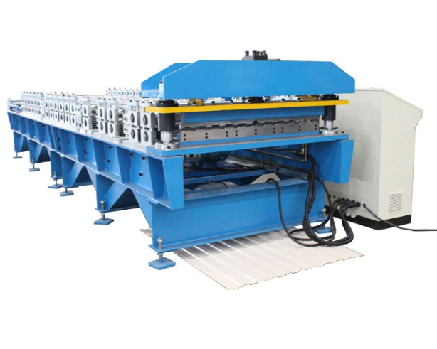 Africa Popular Design Corrugated Trapezoidal Steel Metal Iron Roof Sheets Roll Forming Machine