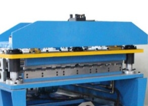 Multi Rib Wall Roof PPGI Trapezoidal Sheet Roll Forming Machine Work Automatically