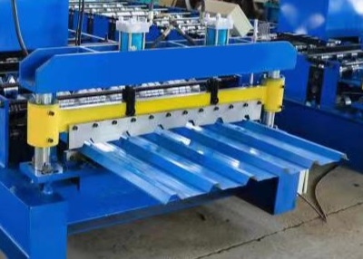 Aluminium 6 Ribs 0.5mm Corrugated Roof Tile Making Machine High Capacity