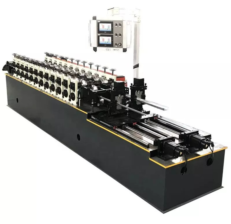 Omega Profile Roll Forming Machine C U Channel Truss Furring Cold Forming Machine
