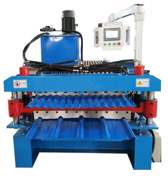 Corrugated and IBR Double Layer Roll Forming Machine Full Automatic Plc Control