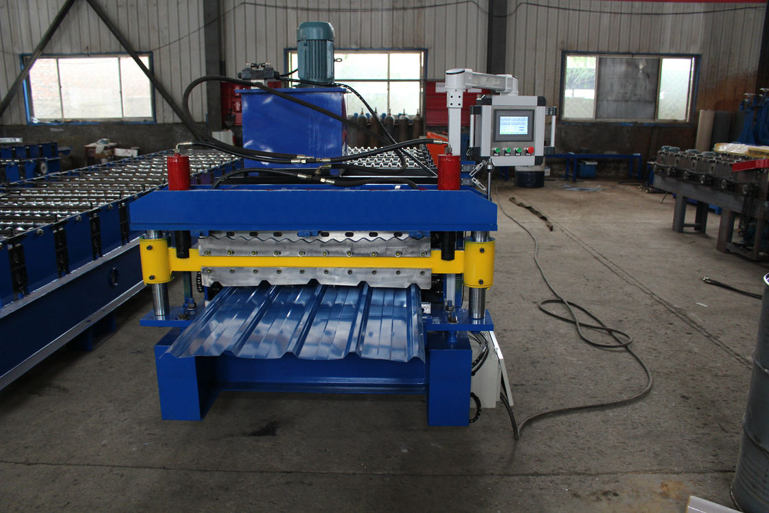 Corrugated and IBR Double Layer Roll Forming Machine Full Automatic Plc Control