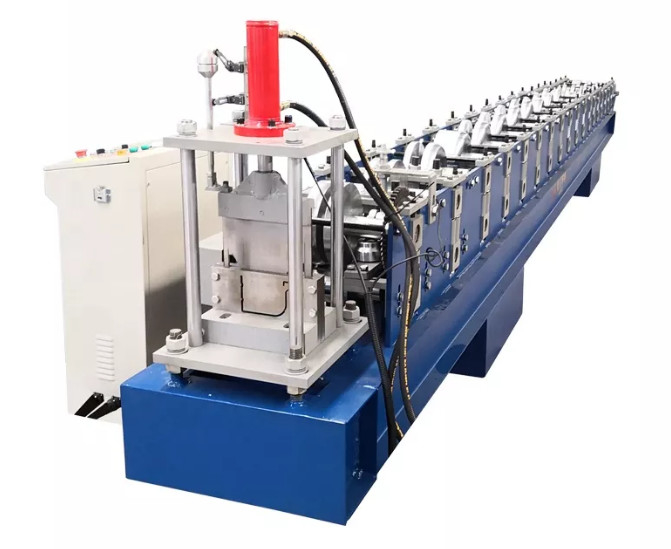 Metal K Type Rain Gutter Roll Forming Machine Long Service Life