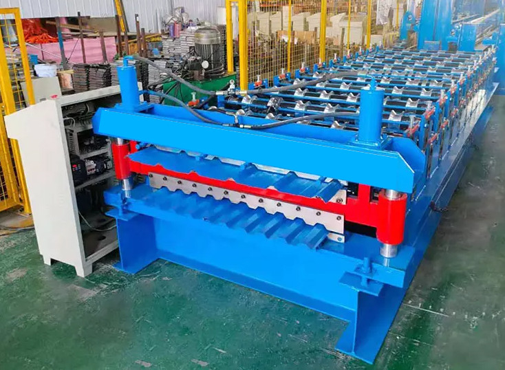 2025 new design Trapezoidal and corrugated  Double Layer Roof sheet roofing tile Roll Forming Machine