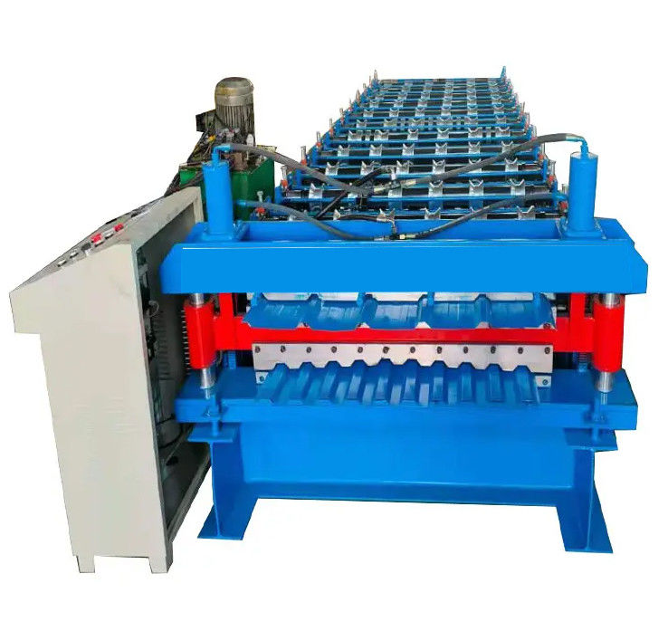Corrugated and IBR Double Layer Roll Forming Machine Full Automatic Plc Control