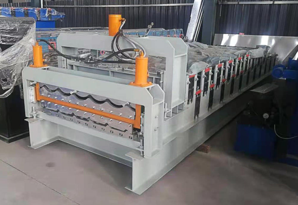 Space Saving Double Layer Roll Forming Machine Rib Type Fatigue Resistant