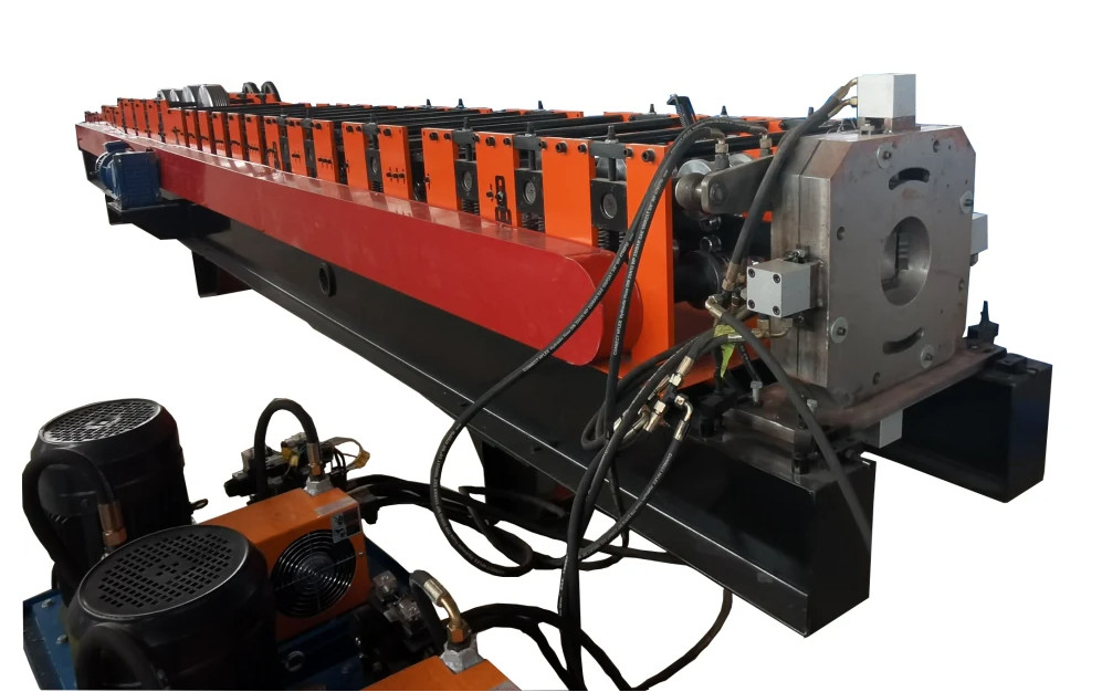Used Automatic Steel Gutter Forming Machine For Building And Tile Roof Downspouts
