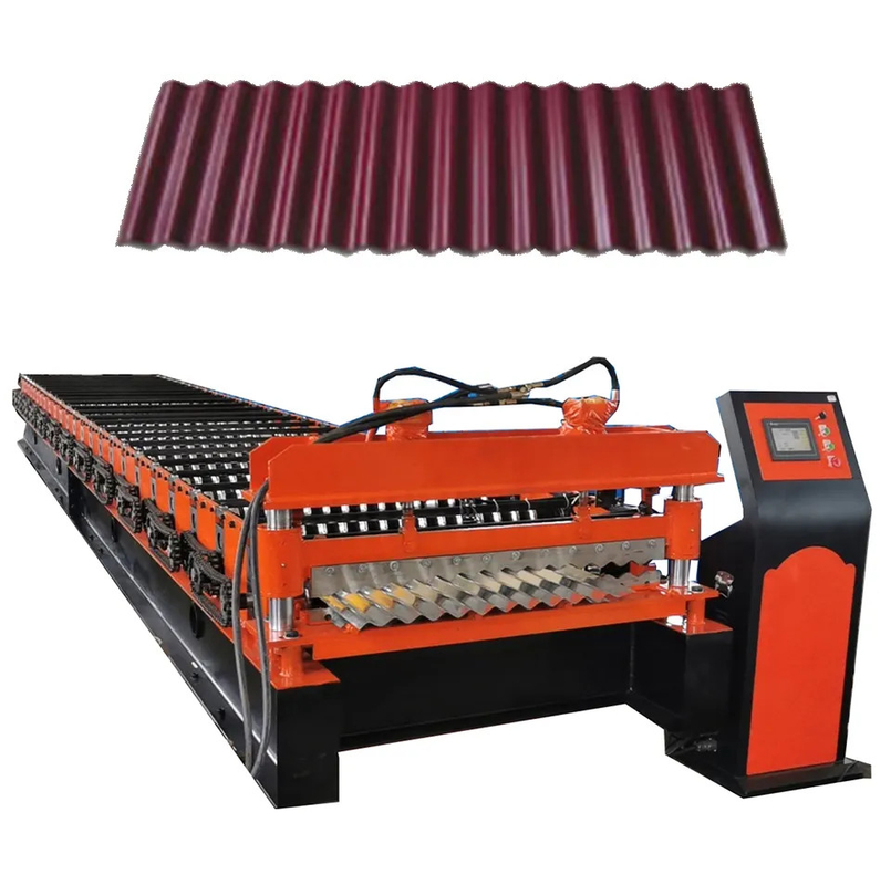 8-20m/Min Color Steel Corrugated Roll Forming Machine Roofing Iron Sheet Making Machine