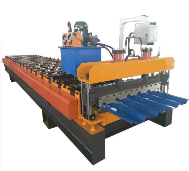 380V 50HZ 3P Rib Panel Roll Forming Machine Steel Roofing Sheet Making Machine