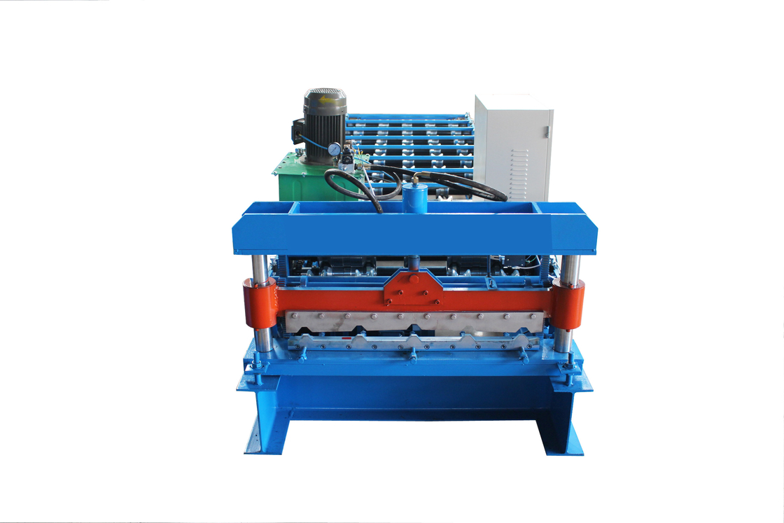 Factrory Price 2.5T Wall Panel Roll Forming Machine Hydraulic Cutting With 50mm Shaft Diameter