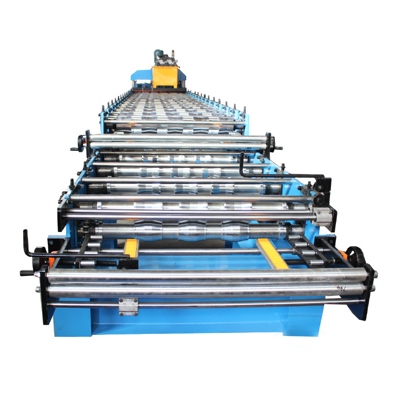 Trapezoidal And corrugated Roof Sheet Double Layer Roof Roll Forming Machine