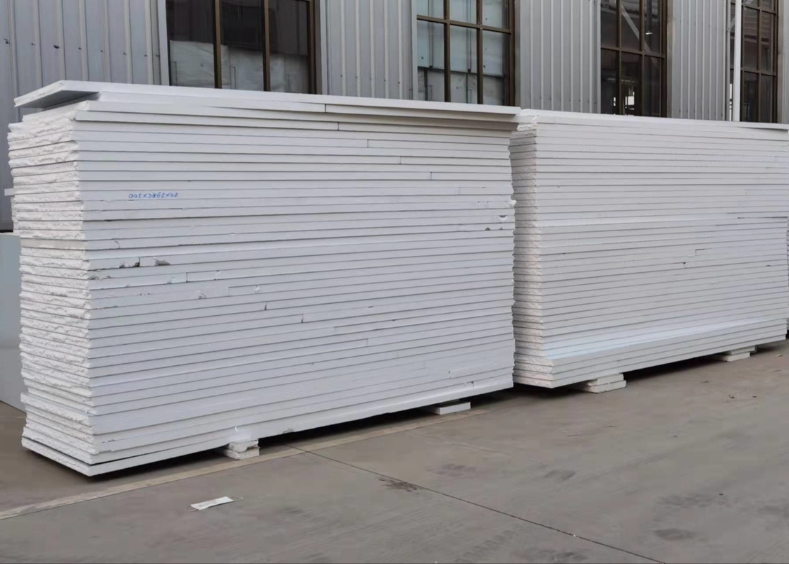 32kw Main Motor Power EPS Sandwich Panel Forming Machine 3-6m/Min Speed