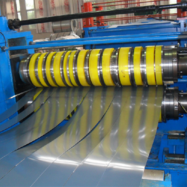 steel coile 40m/min High Speed Slitting Line Machine With Hydraulic Uncoiler And Recoiler