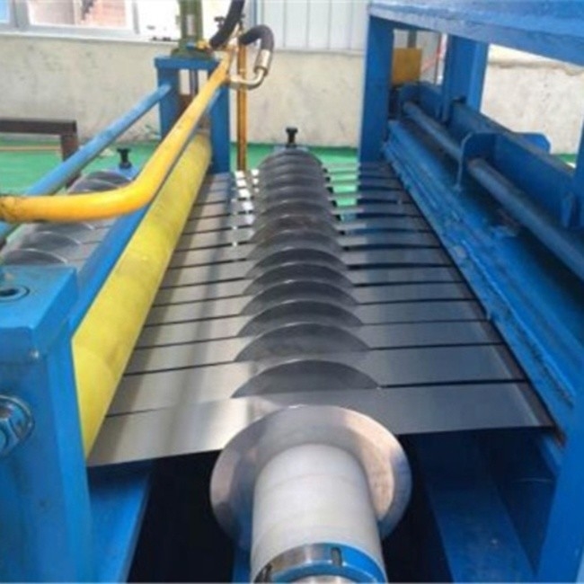steel coile 40m/min High Speed Slitting Line Machine With Hydraulic Uncoiler And Recoiler