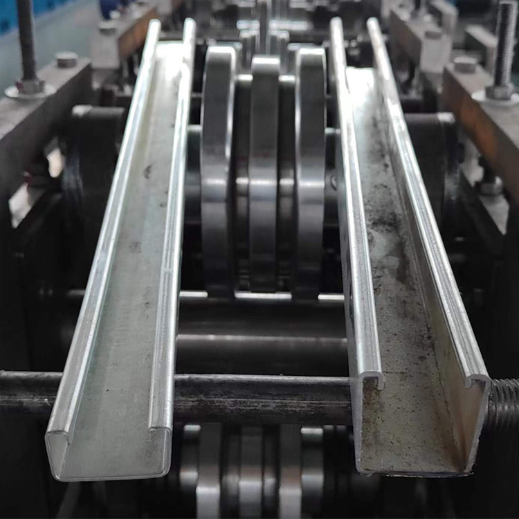 PL Adjustable Metal Roof Roll Forming Machine For Solar Panel Support