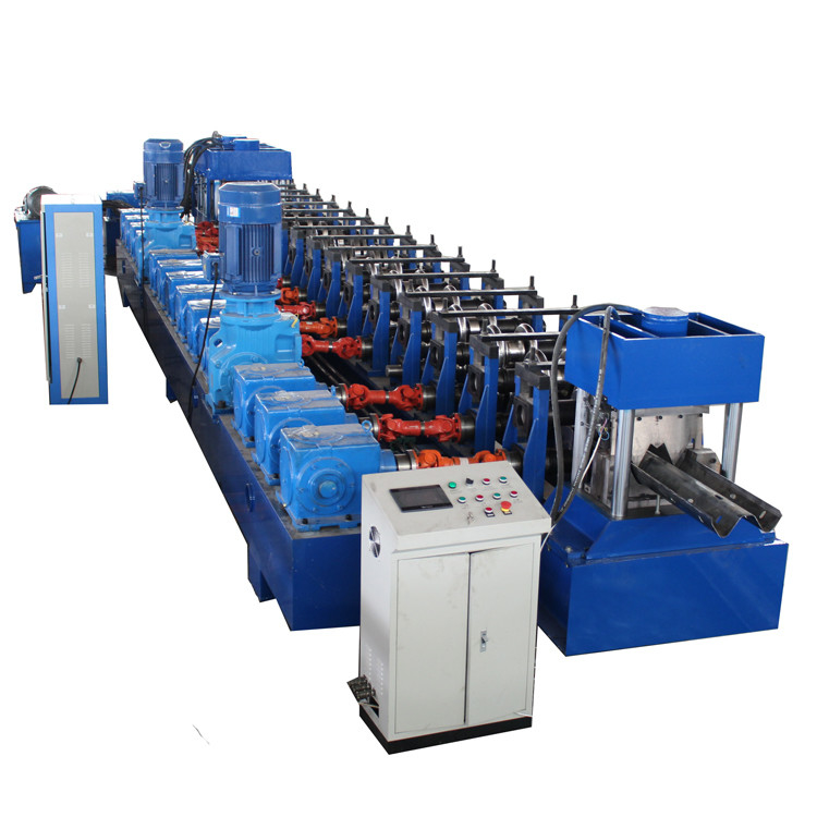 Gcr15 Rollers Highway Guardrail Roll Forming Machine 350Mpa Yield Strength 380V 50Hz Power Supply