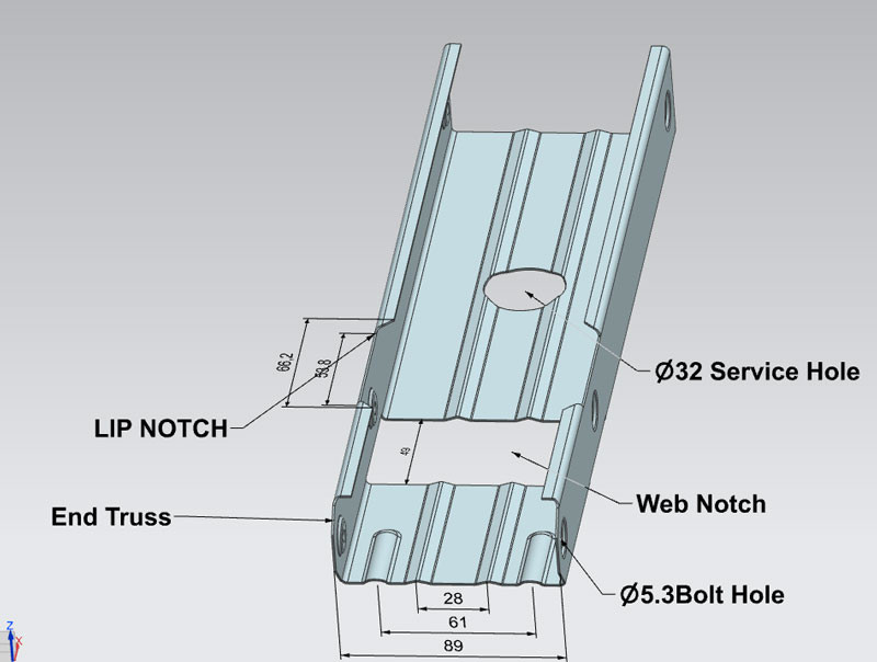 Wholesale Price Factory Price C89 Light Gauge Steel Framing Building Roll Forming Machine
