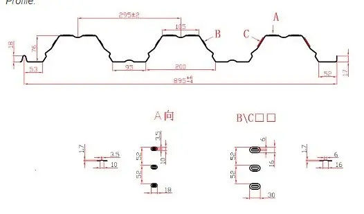 PLC Controlled Floor Deck Roll Forming Machine with 45# Steel Rollers for Smooth Production