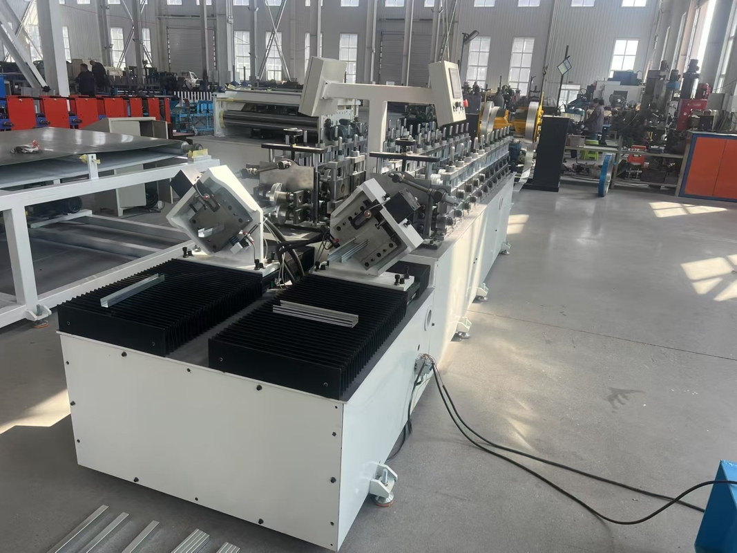 Slotted Channel Double C Type Light Steel Keel Forming Machine Fully Automatic