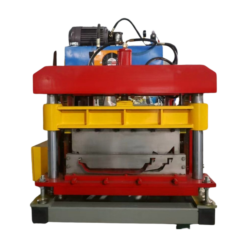 Portable Double Lock Standing Seam Roof Panel Roll Forming Machine With PLC Delta Control System And Wall Panel Structure