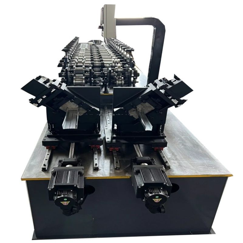 Drywall Channel C U Galvanized Sheet Light Steel Keel Profiles Metal Stud / Track Roll Forming Machine With CD UD CW UW Profiles