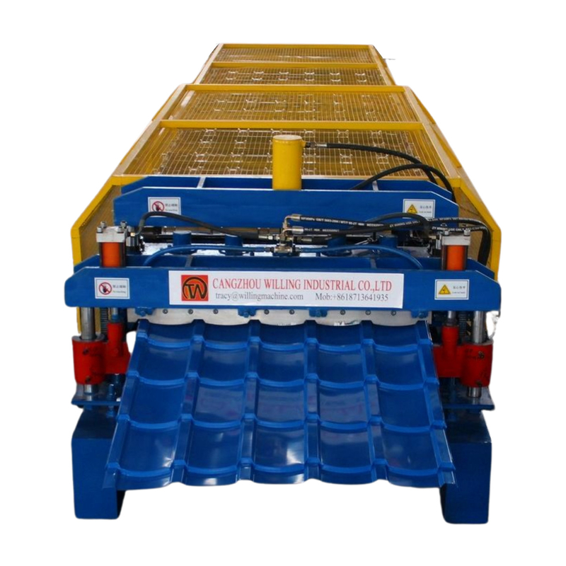 Ibr Corrugated Glazed Type Metal Roof Making Machine With High Speed