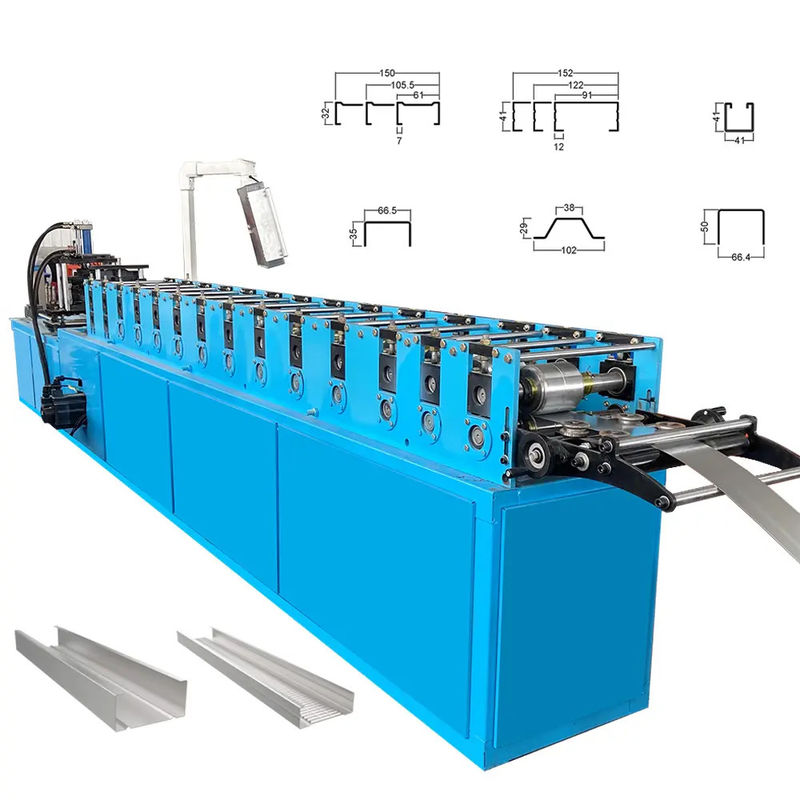 C U Stud With Punching Stud And Track Roll Forming Machine With High Speed
