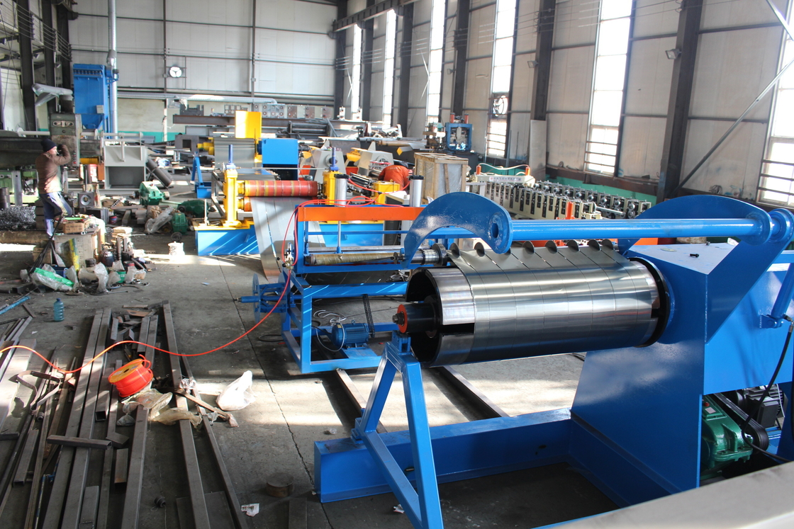 1200mm Width 3-6mm Steel Coil High Speed Slitting Production Line Machine With Hydraulic Uncoiler And Recoiler