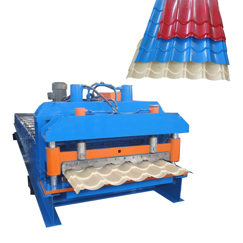 High Accuracy Double Layer Steel Roof Sheet Roll Forming Machine IBR Corrugated Glazed