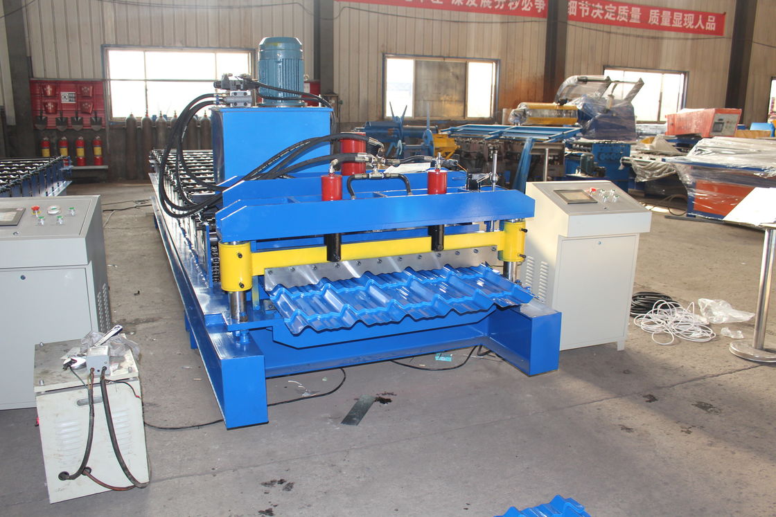 380v 50hz 2025 new design Customization Galvalume Roof Panel Roll Forming Machine Plc