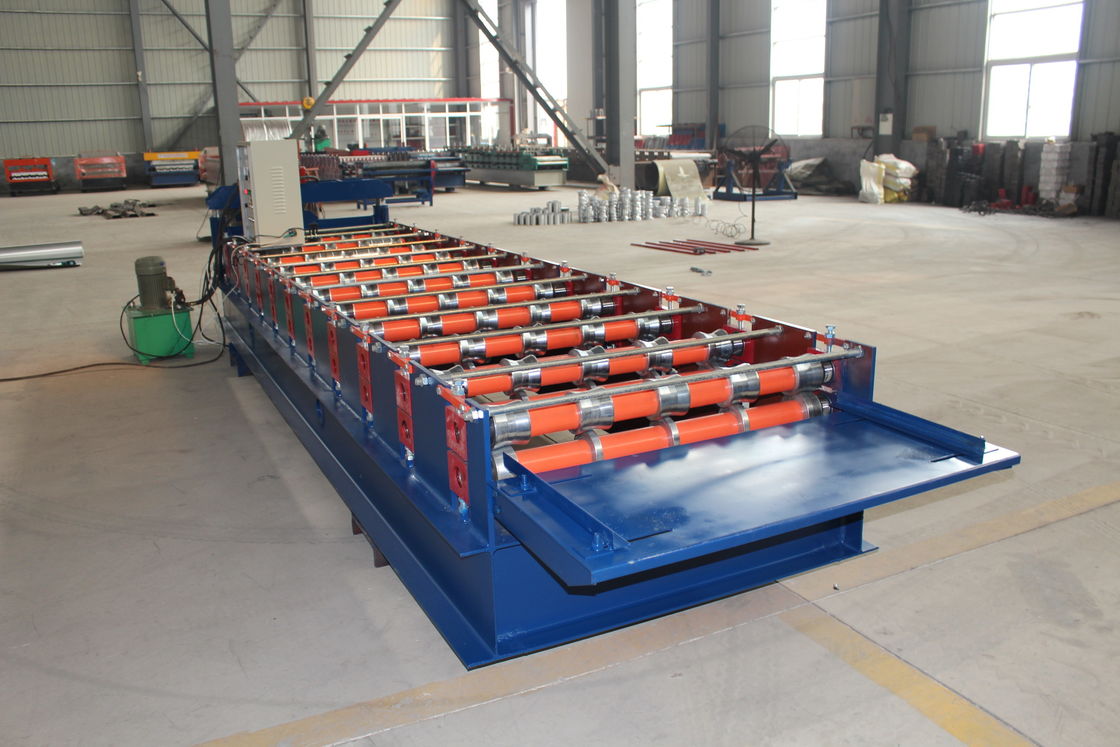 380v 50hz Ribtype Roof Roll Forming Machine 36 Coverage 3/4 High Ribs Easy Operation