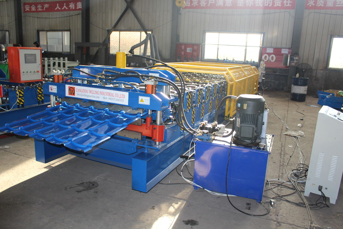 IBR Glazed  Double Layer Roof sheet  Roll Forming Machine 15m/Min For Ppgi Panel Roof