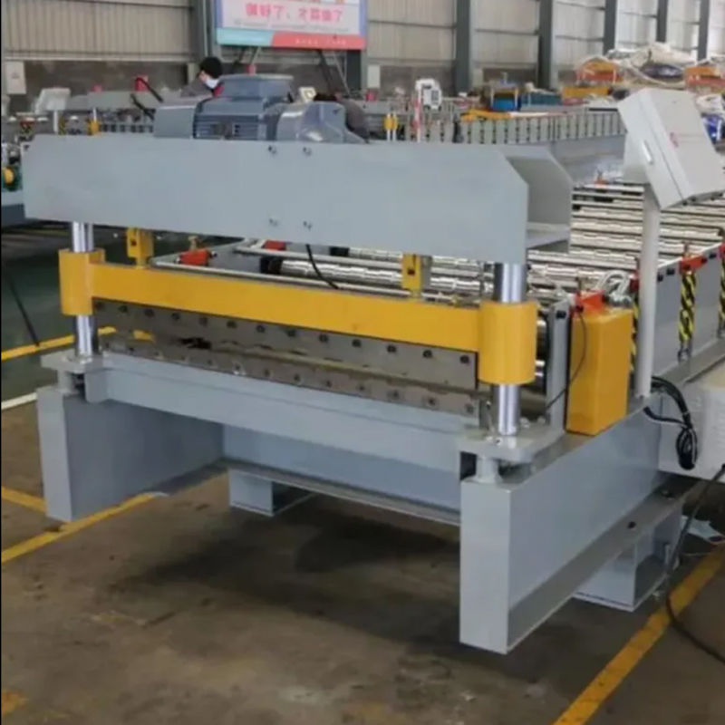 PLC Control Metal Cold Roofing Sheet Making Machiney Roof  Tile Wall Pannel Roll Forming Machine