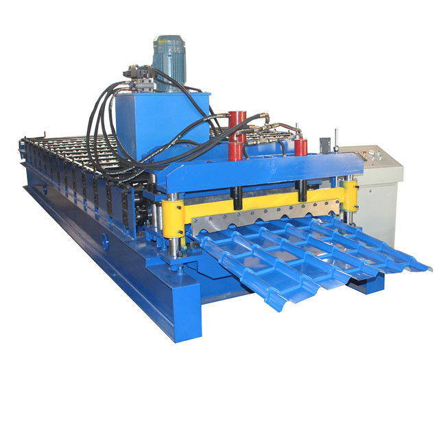 2025 New Design for Glazed Roof Tile Roof Sheet Roll Forming Machine With 18 Rows