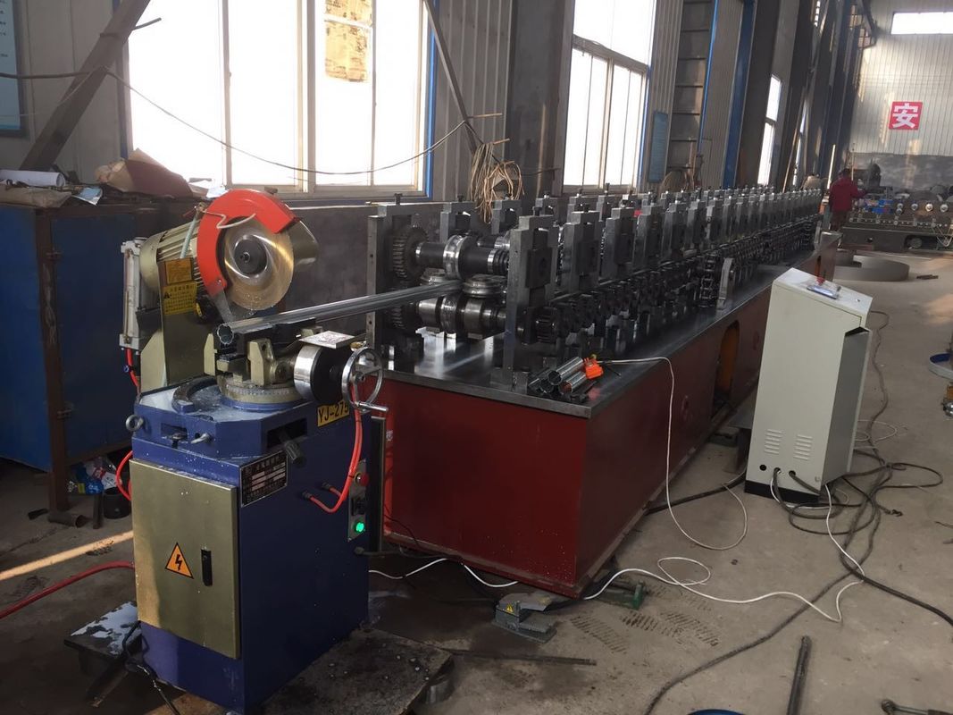 GI Fence	Downspout Roll Forming Machine 1.5mm Thickness Seaming 11kw  380V 50Hz