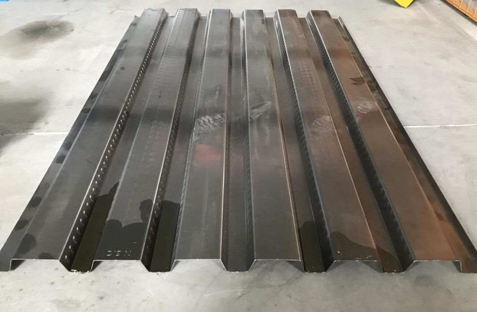 Trapezoidal Profile Colored Metal Floor Deck Roll Forming Machine