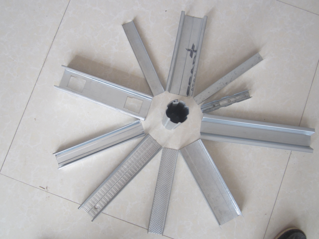 Light Steel Keel Drywall 3P U Channel Roll Forming Machine High Speed Touchable