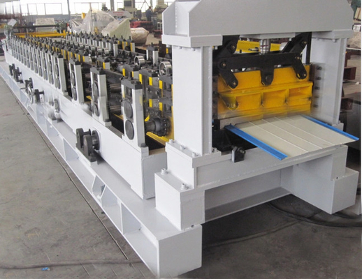 Roofing 1.2mm Standing Seam Roll Former Machine For Nail Strip Snap Lock Panel