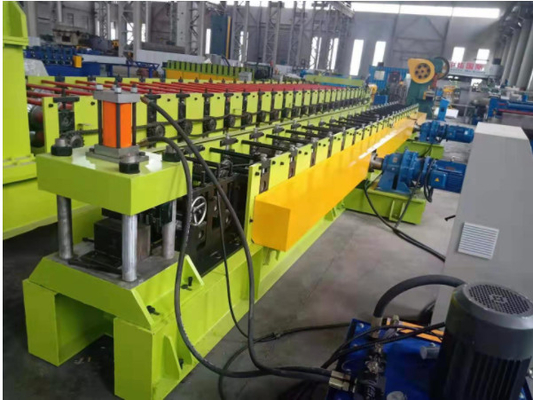 41*41 Solar Panel Bracketing Roll Forming Line Non Stop Hydraulic Cutting