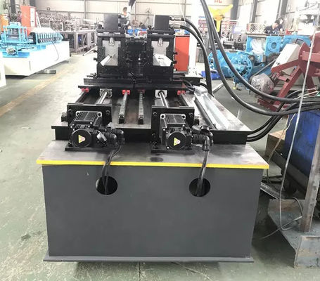 High Speed C Section Purlin Roll Forming Machine With Chain Transmission
