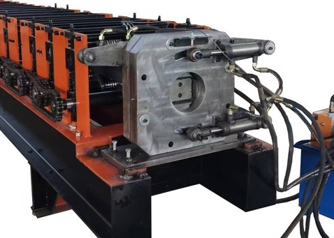 Square Downpipe Roll Forming Machine Hydraulic Cutting