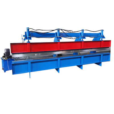 3m To 6m Galvanized Hydraulic Plate Bending Machine , Metal Sheet Bending Machine