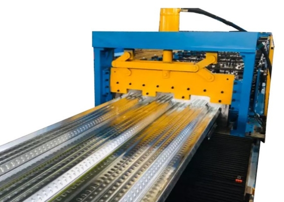 PLC Controlled Floor Deck Roll Forming Machine with 45# Steel Rollers for Smooth Production