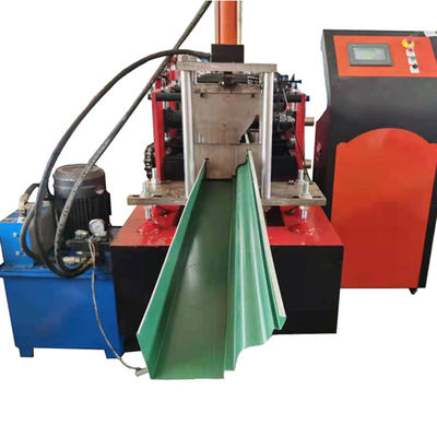 K Style Seamless Metal Rain Gutter Ogee Gutters Roll Forming Machine For Residential Houses