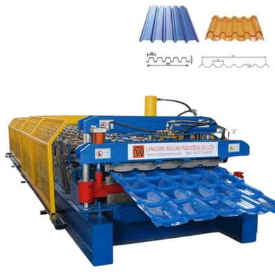 High Efficiency Economic Double Layer Trapezoidal Roofing Sheet Roll Forming Machine For Sale