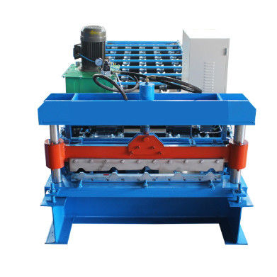 Factrory Price 2.5T Wall Panel Roll Forming Machine Hydraulic Cutting With 50mm Shaft Diameter
