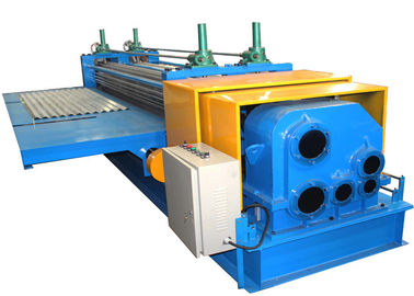 Ondulado Shutter Door Roll Forming Machine For Zinc Aluminium 0.12-0.4MM Thickness
