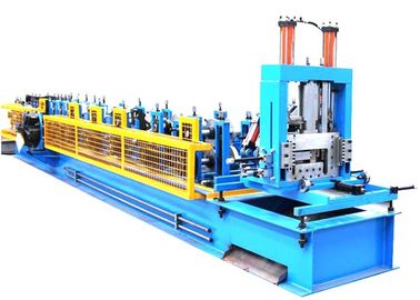 Manual Exchangeable CZ Purlin Roll Forming Machine High  Cutting Accuracy