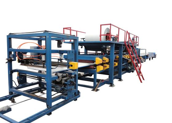 Heat Preservation Rock wool 4m/Min Sandwich Panel Roll Forming Machine