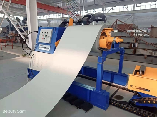 PPGI Heavy Duty Decoiler Steel Coil Slitting Line Machines